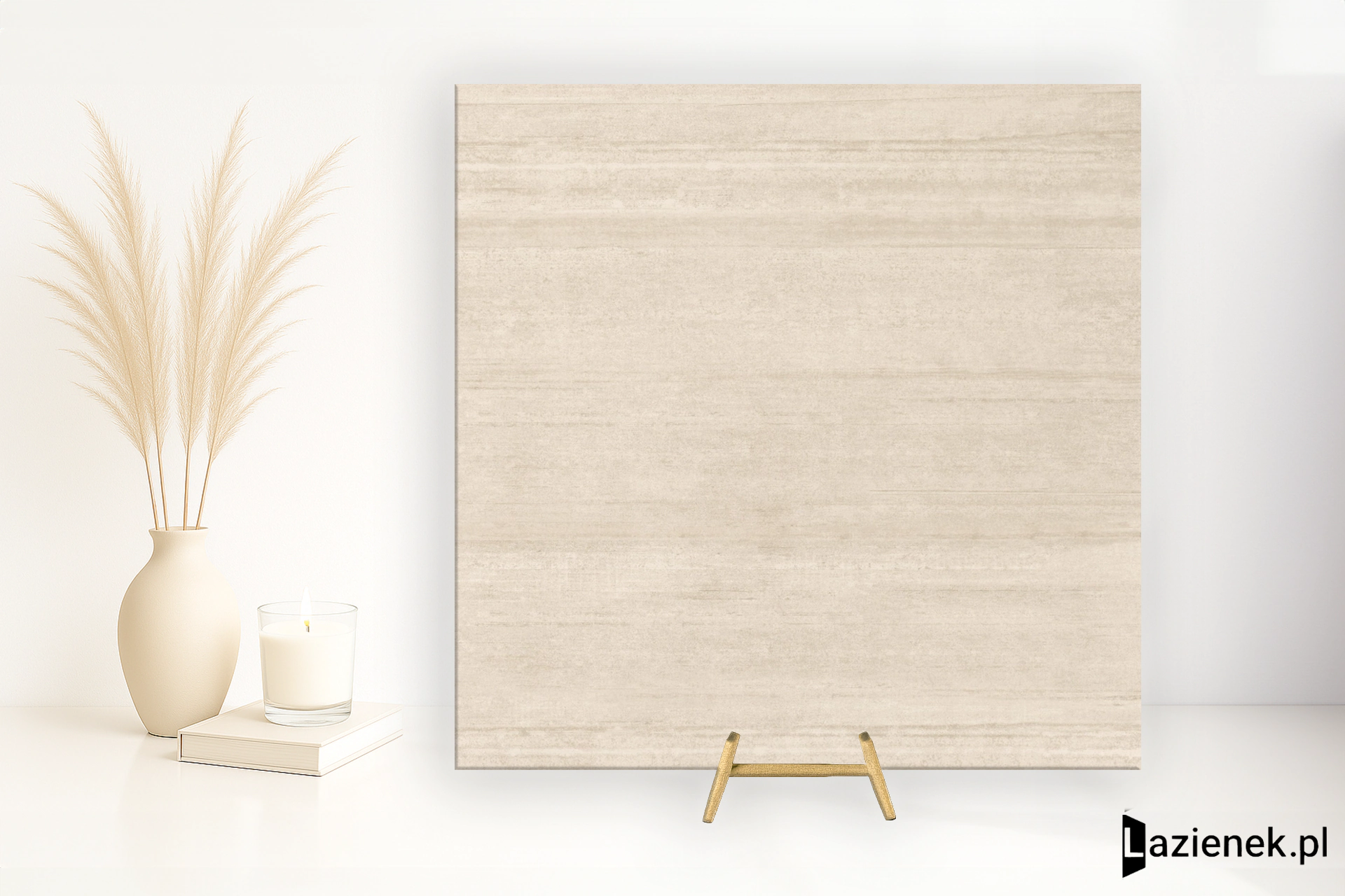 Casalgrande Padana Cemento Cassero Beige połaczenie mat-poler 60x60 cm gr. 9 mm - płytka rektyfikowana/1740029